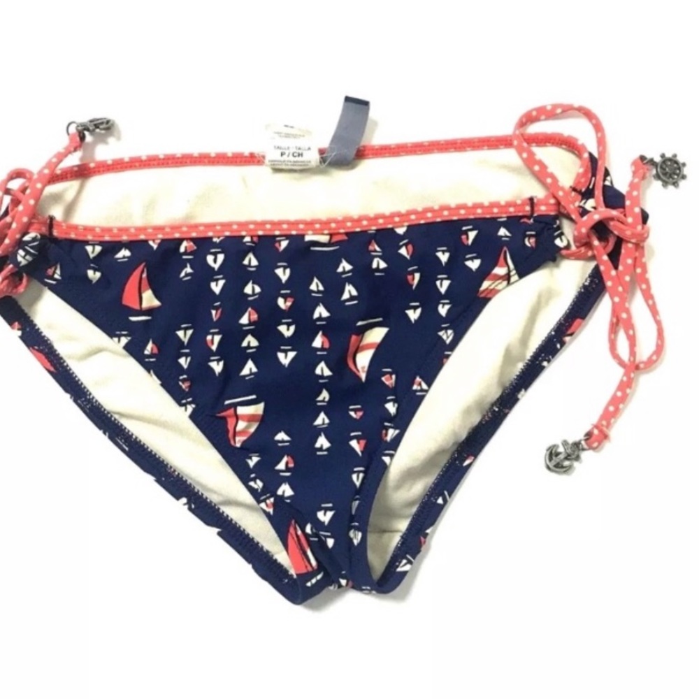 Sperry Top Sider Bikini Bottom Small nautical tie